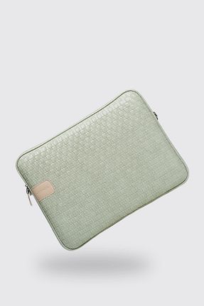 کیف لپ تاپ و مدارک سبز زنانه چرم مصنوعی mussen - کد 864786652