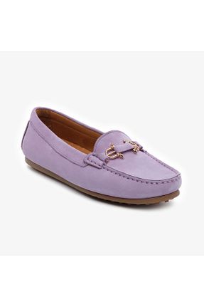 کفش لوفر بنفش زنانه چرم خالص Greyder - کد 924805595