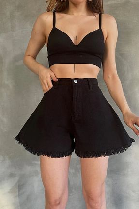 شلوارک و برمودا رنگی زنانه فاق بلند VAGGON - کد 940114949