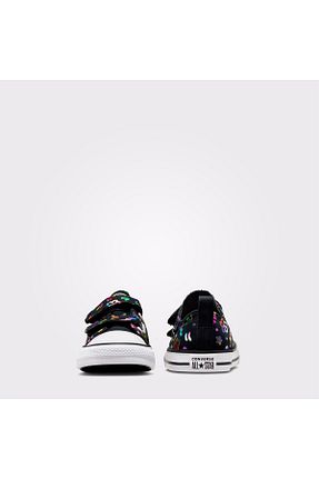 کفش پیاده روی مشکی بچه گانه پارچه ای Converse - کد 809106218