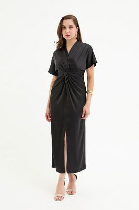 لباس مشکی زنانه بافتنی Lafaba - کد 940111381