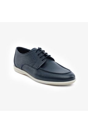 کفش کلاسیک آبی مردانه چرم خالص Greyder - کد 920011779