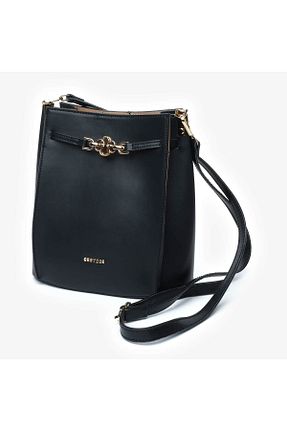کیف دوشی مشکی زنانه چرم مصنوعی Greyder - کد 932585971