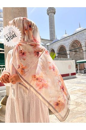 شال بژ زنانه پنبه ای FEBA STORE - کد 940147095