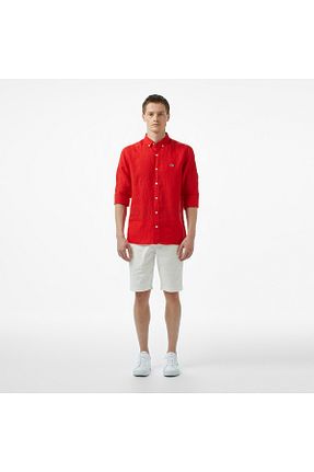 شلوارک و برمودا سفید مردانه رگولار Lacoste - کد 940146309