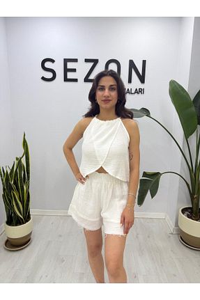 بلوز نباتی زنانه ساده SEZON MAGAZALARI - کد 940178239