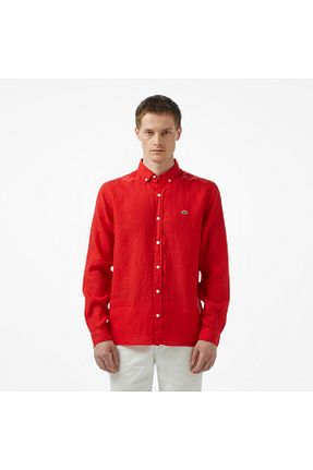پیراهن قرمز مردانه رگولار Lacoste - کد 940135829