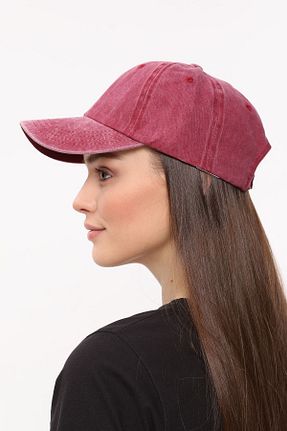 کلاه زرشکی زنانه پنبه ای Aghilo - کد 675593394