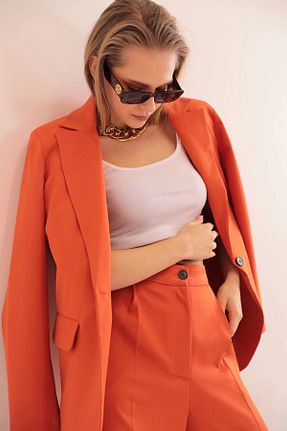 کت رنگی زنانه اورسایز Genel Markalar - کد 884921775