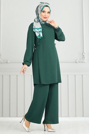 ست بالاتنه و پائین تنه حجاب رنگی زنانه Relaxed Modaselvim - کد 940208967