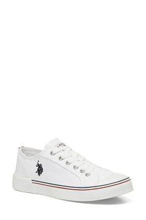 کفش اسنیکر سفید زنانه بند دار U.S. Polo Assn. - کد 940212324