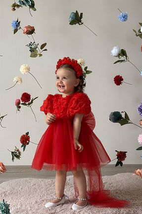 لباس قرمز بچه گانه بافتنی ALYRA - کد 940335688
