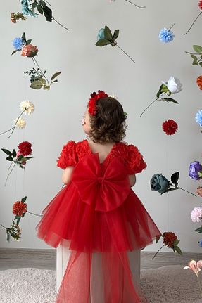 لباس قرمز بچه گانه بافتنی ALYRA - کد 940335688