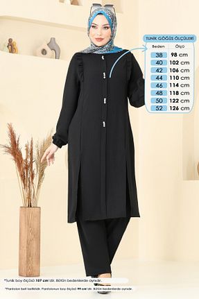 ست بالاتنه و پائین تنه حجاب رنگی زنانه Relaxed Modaselvim - کد 940210756