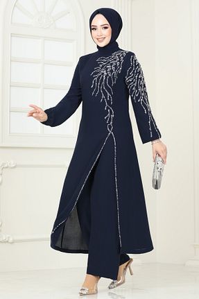 ست بالاتنه و پائین تنه حجاب رنگی زنانه رگولار Modaselvim - کد 940209842