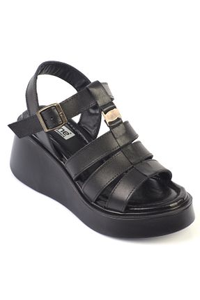صندل مشکی زنانه پاشنه پر Capone Outfitters - کد 940215823