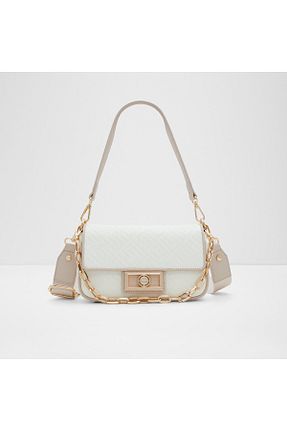 کیف دوشی سفید زنانه چرم مصنوعی Aldo - کد 802826956