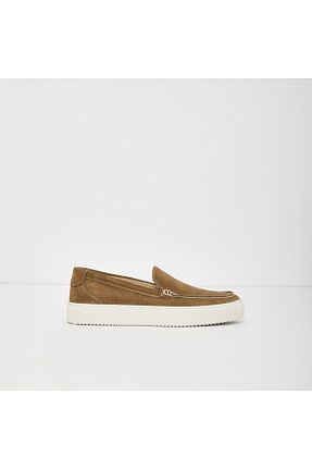 کفش اسنیکر قهوه ای مردانه بدون بند Aldo - کد 822143707