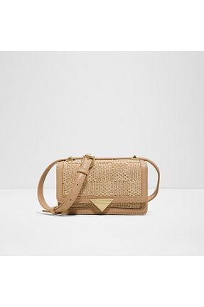 کیف دوشی بژ زنانه چرم مصنوعی Aldo - کد 928394108