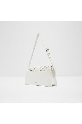 کیف دوشی سفید زنانه چرم مصنوعی Aldo - کد 928392863