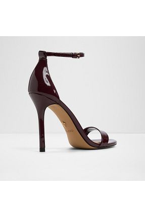 صندل زرشکی زنانه پاشنه نازک Aldo - کد 926258353