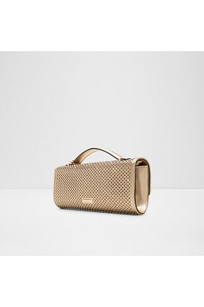 کیف مجلسی طلائی زنانه چرم مصنوعی Aldo - کد 923486769