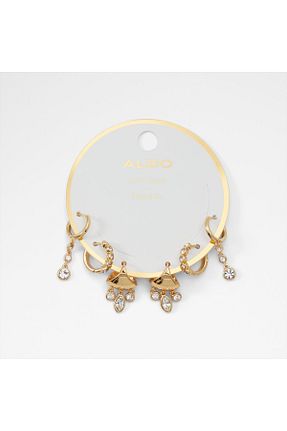 گوشواره استیل (فولاد) طلائی زنانه روکش طلا Aldo - کد 934114216