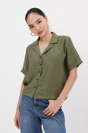 پیراهن خاکی زنانه رگولار Addax - کد 940256803