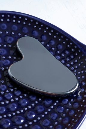 ابزار ماساژ صورت طوسی Gua Sha Deniz Doğal Taş - کد 940337280