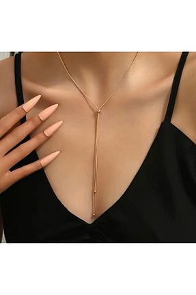 گردنبند جواهر زرد زنانه Eylülün Takısı - کد 940258611