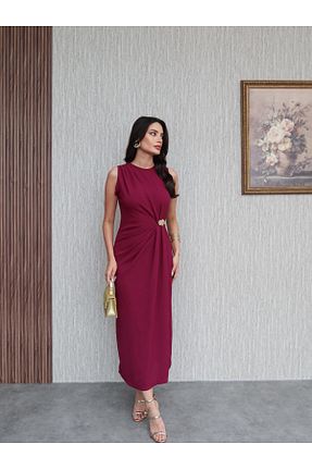 لباس زرشکی زنانه بافتنی ESRAHELVACI - کد 940260503