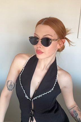 عینک آفتابی رنگی زنانه 58 FALAN EYEWEAR - کد 940263881