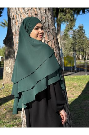 روسری سبز شیفون İpek - کد 940304194