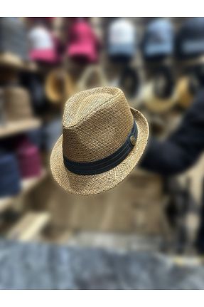 کلاه قهوه ای مردانه حصیر LAGRANZE - کد 940310040