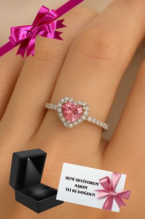 انگشتر نقره سفید زنانه زیرکن CARAT STONE - کد 799673864