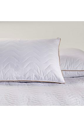 محافظ بالش سفید پنبه ای Linens - کد 234052295