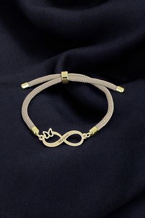 دستبند طلا طلائی زنانه 14 عیار ARCHINO GOLD - کد 906370844
