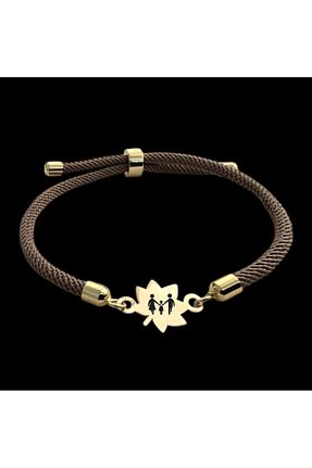 دستبند طلا طلائی زنانه 14 عیار ARCHINO GOLD - کد 906304595