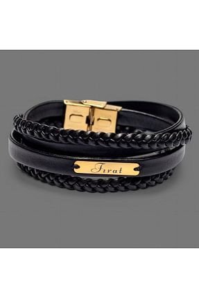 دستبند طلا طلائی مردانه 14 عیار ARCHINO GOLD - کد 906304486