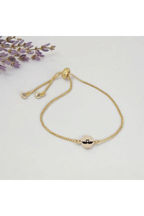 دستبند طلا طلائی زنانه 14 عیار ARCHINO GOLD - کد 930929555