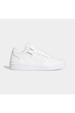 کفش بسکتبال سفید زنانه چرم مصنوعی adidas - کد 94563191