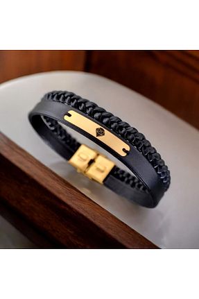 دستبند طلا طلائی مردانه 14 عیار ARCHINO GOLD - کد 928585977