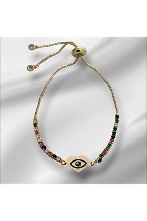 دستبند طلا طلائی زنانه 14 عیار ARCHINO GOLD - کد 906658928