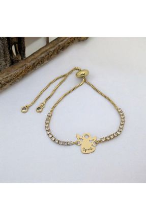 دستبند طلا طلائی زنانه 14 عیار ARCHINO GOLD - کد 906304568