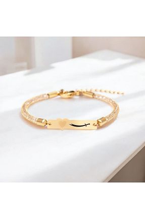 دستبند طلا طلائی زنانه 14 عیار ARCHINO GOLD - کد 938808536