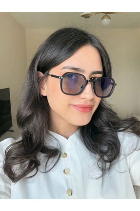 عینک آفتابی سرمه ای زنانه 50 RoseandRoses - کد 940533458