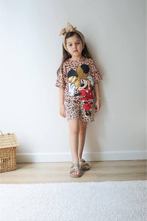 ست بالاتنه و پائین تنه قهوه ای بچه گانه بافتنی Togy Co - کد 940430831