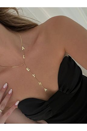 گردنبند نقره زرد زنانه 925 عیار vogutima - کد 940559983