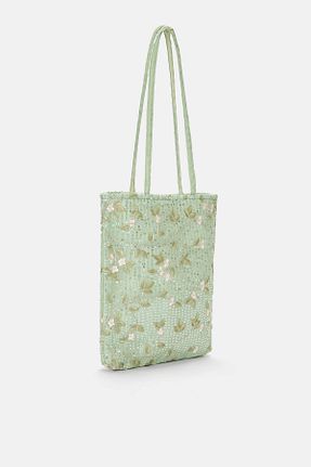 کیف دوشی سبز زنانه پلی استر Pull & Bear - کد 940573774