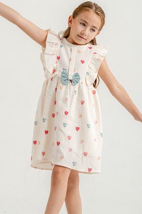 لباس سبز بچه گانه پنبه ای Cansın Mini - کد 940751426